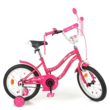 Велосипед дитячий Profi Kids Star d=18, малиновий, код: Y1892-MP
