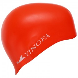 Шапочка для плавання Yingfa, червоний, код: C0067_R