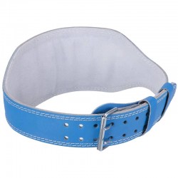 Пояс атлетичний шкіряний Zelart ширина 15см M синій, код: SB-165103_M Пояс атлетичний шкіряний Zelart ширина 15см M синій, код: SB-165103_M