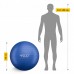 М"яч для фітнесу (фітбол) 4Fizjo 55 см Anti-Burst Blue, код: P-5905973404723