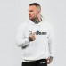 Толстовка чоловіча GymBeam PRO Hoodie White M, білий, код: 111923-GB