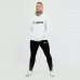 Толстовка чоловіча GymBeam PRO Hoodie White M, білий, код: 111923-GB