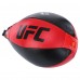 Груша пневматична підвісна UFC 22см 9х6", чорний-червоний, код: UHK-69751-S52