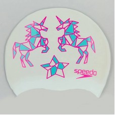 Шапочка для плавання дитяча Speedo Junior Slogan Print, код: 808386B967