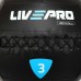 М"яч набивний медичний для кросфіту LiveUp 3кг, чорний, код: LP8103-3