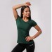 Футболка жіноча спортивна GymBeam Clothing Basic XS, зелений, код: 2179117-GB