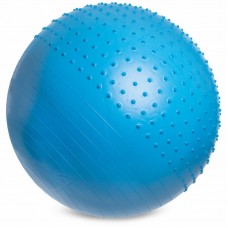М"яч для фітнесу фітбол напівмасажний Zelart 85см, синій, код: FI-4437-85_BL-S52