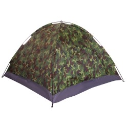 Намет універсальний тримісний Camping 2000х2000х1350 мм, камуфляж Woodland, код: SY-011-S52 Намет універсальний тримісний Camping 2000х2000х1350 мм, камуфляж Woodland, код: SY-011-S52