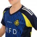 Форма футбольна дитяча PlayGame із символікою AL Nassr гостьова 2025, розмір 28, зріст 145-150, темно-синій-жовтий, код: CO-4654_28