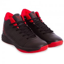 Кросівки для баскетболу Jdan розмір 44, чорний-червоний, код: F819-2_44BKR