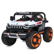 Дитячий електромобіль Bambi Джип M 5824EBLR-1(24V) білий, код: 6903317648900
