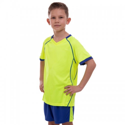 Форма футбольна дитяча PlayGame Lingo розмір 26, ріст 125-135, салатовий-синій, код: LD-5019T_26LGBL-S52