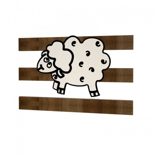 Секція огорожі InterAtletika Баранчик, 860х35х568 мм, код: S764.4-SM Секція огорожі InterAtletika Баранчик, 860х35х568 мм, код: S764.4-SM