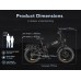 Електровелосипед Samebike RS-A02 (1200 Вт, 17 А*год, 48 В), колеса 20", з ручкою газу, зелений, код: RS-A02-green