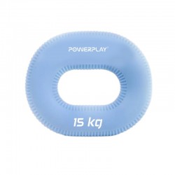 Еспандер кистьовий силіконовий PowerPlay Hand Grip Light 15 кг, блакитний, код: PP_4336_Blue_15kg