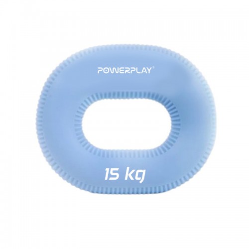 Еспандер кистьовий силіконовий PowerPlay Hand Grip Light 15 кг, блакитний, код: PP_4336_Blue_15kg