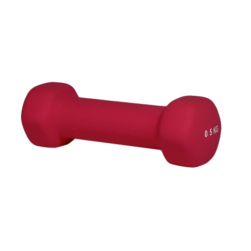 Гантель неопренова Stein 1х0,5 кг, червоний, код: DB3058-0.5 red-ST Гантель неопренова Stein 1х0,5 кг, червоний, код: DB3058-0.5 red-ST