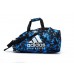 Сумка рюкзак Adidas Kick Boxing (2 в 1), M (620x310x310мм), синій камуфляж, код: 15671-680