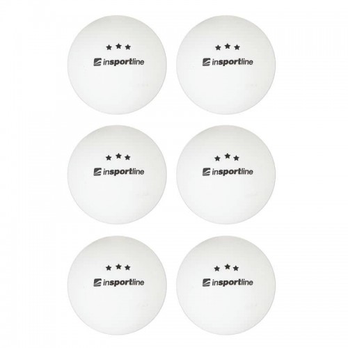 М"ячі для настільного тенісу Insportline Elisenda S3 6 шт, код: 21568-1-IN М"ячі для настільного тенісу Insportline Elisenda S3 6 шт, код: 21568-1-IN