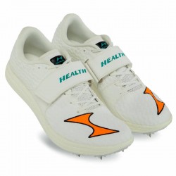 Шиповки для легкої атлетики професійні для потрійного стрибка Health розмір 37, білий, код: 1633_37W Шиповки для легкої атлетики професійні для потрійного стрибка Health розмір 37, білий, код: 1633_37W