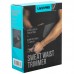 Пояс для тренажерного залу та схуднення LiveUp Sweat Waist Trimmer 1250x195x5мм, чорний-сірий, код: LP8718