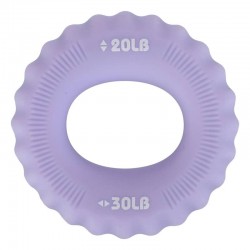 Еспандер кистьовий кільце з подвійним навантаженням Jello, навантаження 60LB-70LB, бузковий, код: FI-0647_BU Еспандер кистьовий кільце з подвійним навантаженням Jello, навантаження 60LB-70LB, бузковий, код: FI-0647_BU