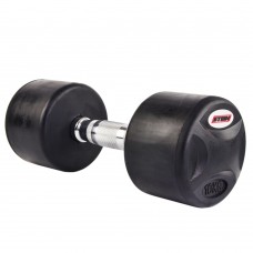Гантель прогумована з хромованою ручкою Stein 1х10 кг, чорний, код: DB3051-10-ST Гантель прогумована з хромованою ручкою Stein 1х10 кг, чорний, код: DB3051-10-ST