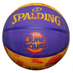 М"яч баскетбольний Spalding Space Jam Tune Squad №7, фіолетовий-помаранчевий, код: 689344412870