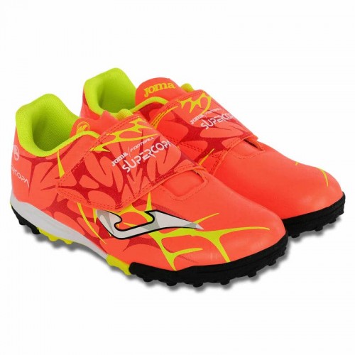 Сороконіжки дитячі Joma Super Copa розмір 37-EUR/36-UKR, червоний-жовтий, код: SCJS2507TFV_36