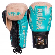 Рукавички боксерські шкіряні на шнурівці Venum Hammer Pro 10-14oz, код: VL-2021-S52