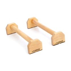 Упори для віджимань (паралетси) дерев"яні, подовжені Cornix 50 см, код: XR-0382