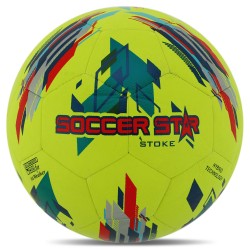М"яч футбольний Hibred Soccer Star Stoke №5 PU, жовтий, код: FB-6035 М"яч футбольний Hibred Soccer Star Stoke №5 PU, жовтий, код: FB-6035