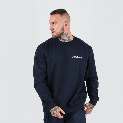 Толстовка чоловіча GymBeam PRO Jumper French Navy XL, темно-синій, код: 11902501-GB