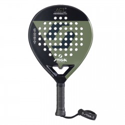 Ракетка для падел тенісу Stiga Racket ACT Black/Olive Green (2202-0919-01), код: 931518-SVA Ракетка для падел тенісу Stiga Racket ACT Black/Olive Green (2202-0919-01), код: 931518-SVA
