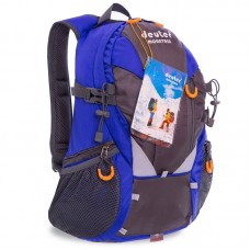 Рюкзак туристичний із каркасною спинкою Deuter 30 л синій, код: G28-1_BL
