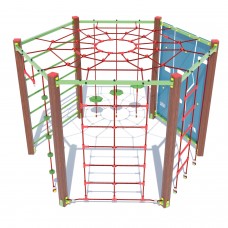 Гімнастичний комплекс Miros “Гексагон”, код: DIO686 Гімнастичний комплекс Miros “Гексагон”, код: DIO686