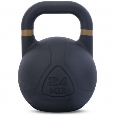 Гиря змагальна цільна чавунна пофарбована LiveUp 24кг, чорний, код: LP8044-24-S52 Гиря змагальна цільна чавунна пофарбована LiveUp 24кг, чорний, код: LP8044-24-S52