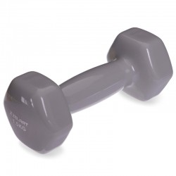 Гантелі для фітнесу Modern з вініловим покриттям 1x1,5 кг сірий, код: TA-2777-1_5_GR-S52 Гантелі для фітнесу Modern з вініловим покриттям 1x1,5 кг сірий, код: TA-2777-1_5_GR-S52