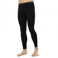 Компресійні штани легінси тайтси жіночі Lidong, розмір 3XL, чорний, код: J01K_3XLBK