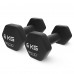 Гантелі вінілові 4Fizjo Classic 2x6 кг, чорний, код: P-5905973403191