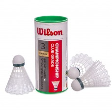 Воланы для бадминтона нейлоновые Wilson Championship 3шт., код: WRT6040-S52