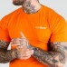 Футболка чоловіча GymBeam TRN Fitted Orange XXXL, помаранчевий, код: 8586024628137