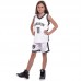Форма баскетбольна дитяча PlayGame NBA Brooklyn L (10-13 років) 140-150см, білий-чорний, код: 3578_LWBK-S52