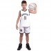 Форма баскетбольна дитяча PlayGame NBA Brooklyn L (10-13 років) 140-150см, білий-чорний, код: 3578_LWBK-S52