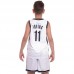 Форма баскетбольна дитяча PlayGame NBA Brooklyn L (10-13 років) 140-150см, білий-чорний, код: 3578_LWBK-S52