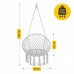 Крісло-гойдалка 4Fizjo Boho Dream 80 см підвісна, плетена, сірий, код: P-5905973404525