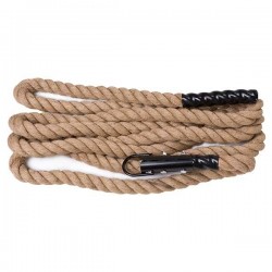 Канат для лазання PlayGame 6м сизаль, карабін, код: 2347-638-WS