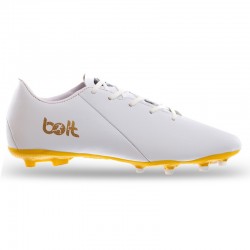 Бутси футбольні Owaxx Bolt розмір 43 (26,5см), білий-чорний-золотий, код: CB2601_43W