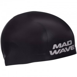 Шапочка для плавання силіконова стартова MadWave R-CAP Fina Approved L, чорний, код: M053115_BK