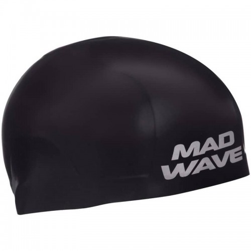 Шапочка для плавання силіконова стартова MadWave R-CAP Fina Approved L, чорний, код: M053115_BK